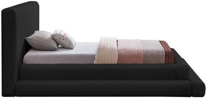 Meridian Furniture - Dane Black Teddy Fabric Twin Bed - DaneBlack-T veiw 5