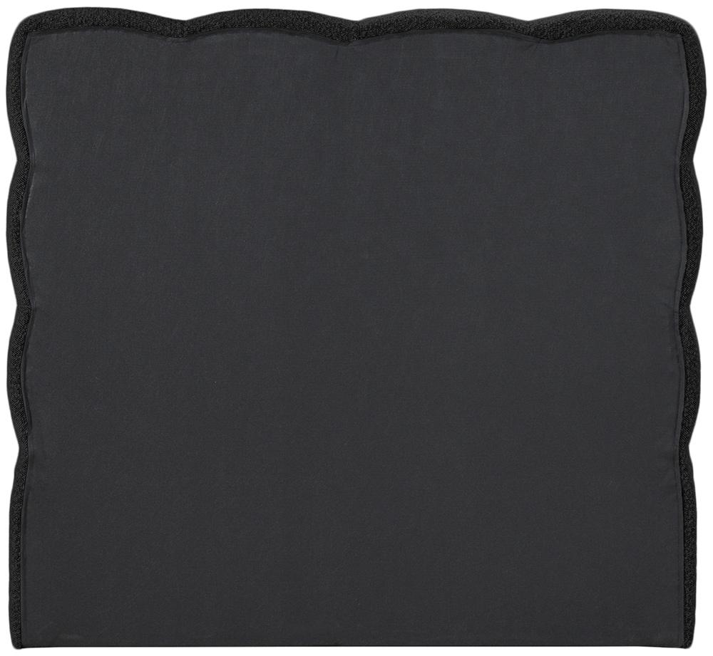 Meridian Furniture - Deco Black Boucle Fabric Twin Bed - DecoBlack-T veiw 5