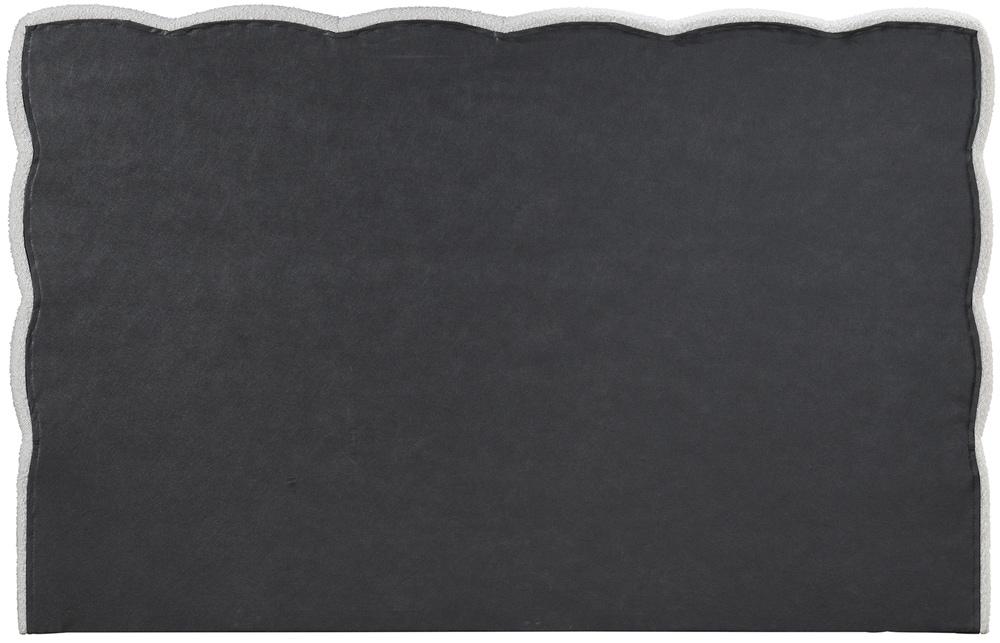 Meridian Furniture - Deco Cream Boucle Fabric Full Bed - DecoCream-F veiw 5