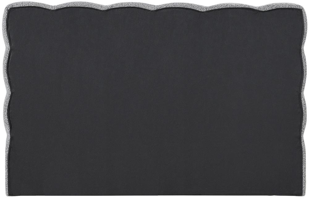 Meridian Furniture - Deco Grey Boucle Fabric King Bed - DecoGrey-K veiw 5