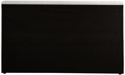 Meridian Furniture - Devin Cream Linen Textured Fabric Full Bed - DevinCream-F veiw 6