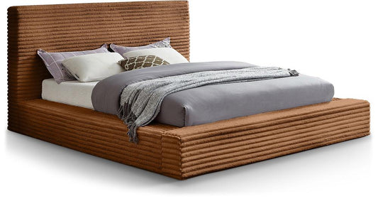 Meridian Furniture - Dexter Saddle Corduroy Fabric King Bed - DexterSaddle-K veiw 1