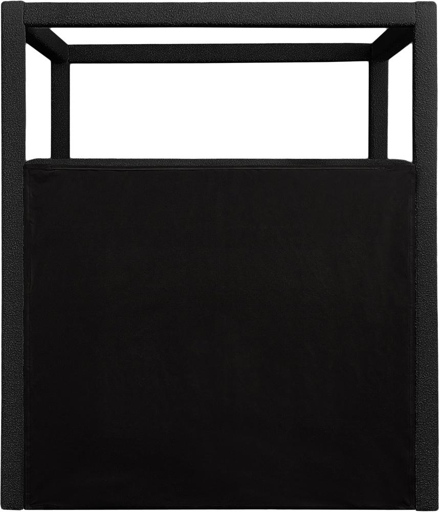 Meridian Furniture - Eden Black Boucle Fabric Queen Bed - EdenBlack-Q veiw 5