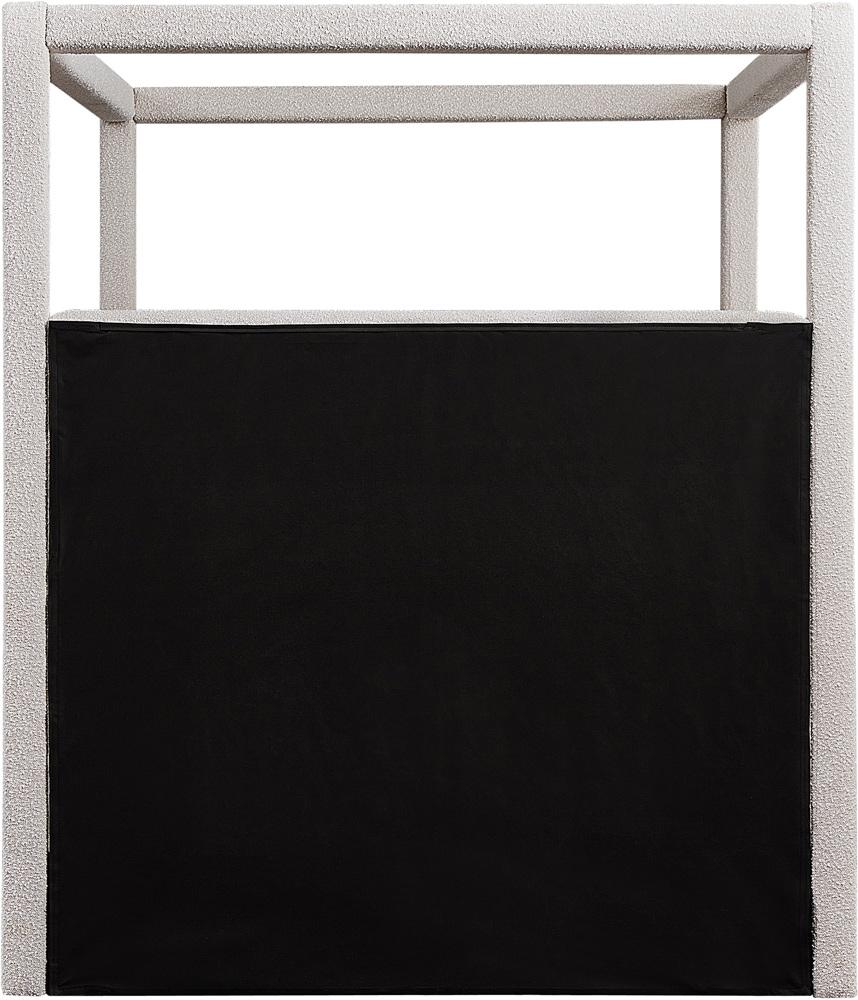 Meridian Furniture - Eden Cream Boucle Fabric King Bed - EdenCream-K veiw 5