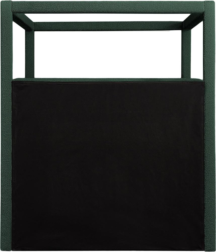 Meridian Furniture - Eden Green Boucle Fabric Queen Bed - EdenGreen-Q veiw 5