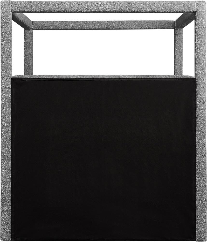 Meridian Furniture - Eden Grey Boucle Fabric King Bed - EdenGrey-K veiw 5
