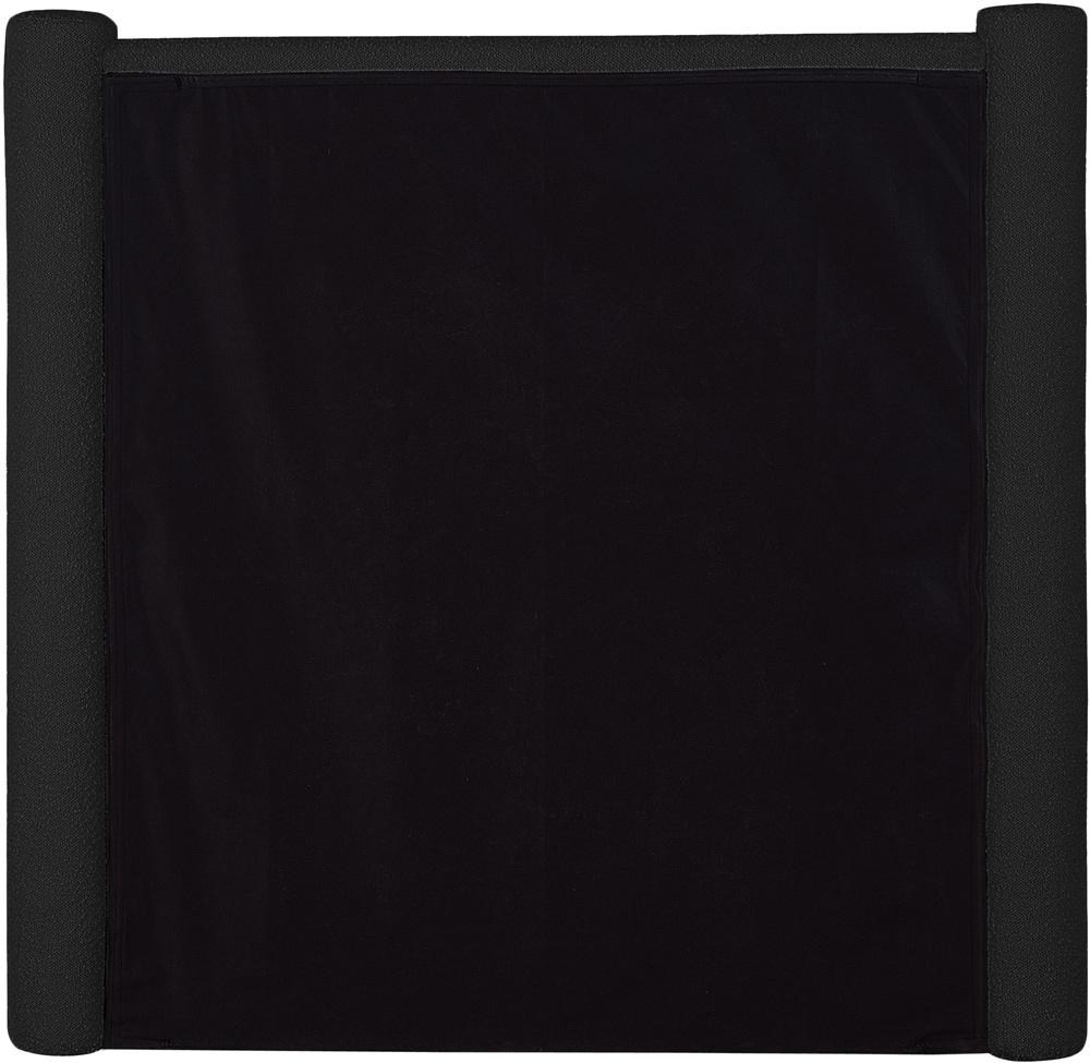 Meridian Furniture - Elias Black Boucle Fabric Twin Bed - B1299Black-T veiw 6