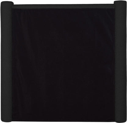 Meridian Furniture - Elias Black Boucle Fabric Twin Bed - B1299Black-T veiw 6