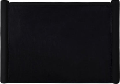 Meridian Furniture - Elias Black Velvet Full Bed - B1298Black-F veiw 6