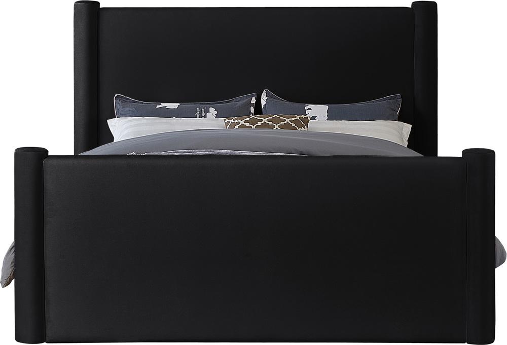 Meridian Furniture - Elias Black Velvet King Bed - B1298Black-K veiw 3