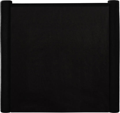 Meridian Furniture - Elias Black Velvet Twin Bed - B1298Black-T veiw 6