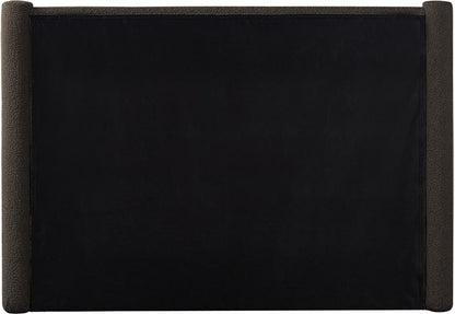Meridian Furniture - Elias Brown Boucle Fabric Full Bed - B1299Brown-F veiw 6