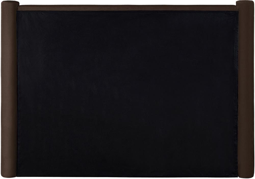 Meridian Furniture - Elias Brown Velvet Full Bed - B1298Brown-F veiw 6