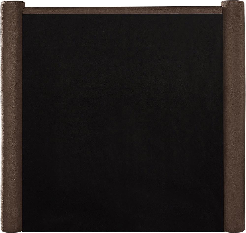 Meridian Furniture - Elias Brown Velvet Twin Bed - B1298Brown-T veiw 6