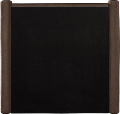 Meridian Furniture - Elias Brown Velvet Twin Bed - B1298Brown-T veiw 6