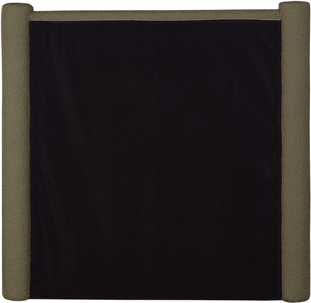 Meridian Furniture - Elias Olive Green Boucle Fabric Twin Bed - B1299Olive-T veiw 6
