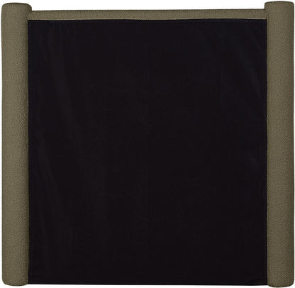Meridian Furniture - Elias Olive Green Boucle Fabric Twin Bed - B1299Olive-T veiw 6