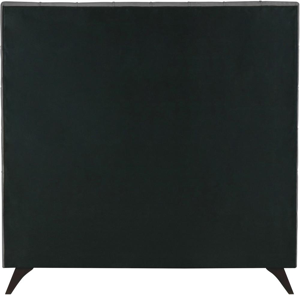 Meridian Furniture - Elly Grey Velvet King Bed - EllyGrey-K veiw 6