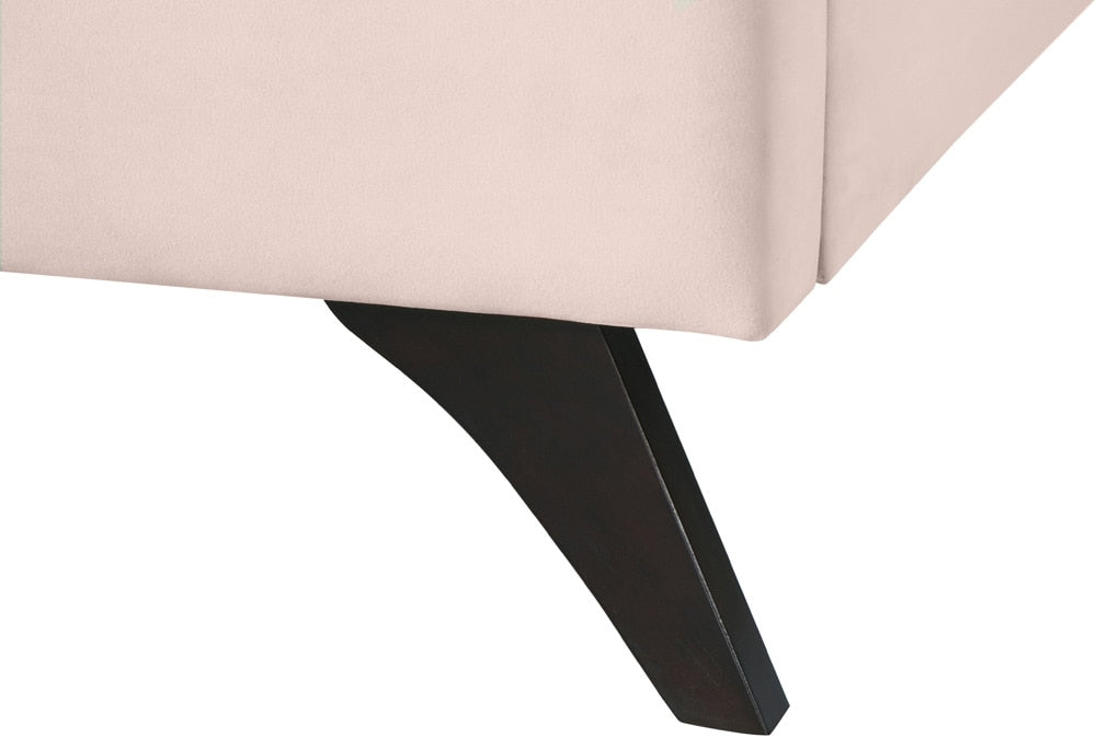 Meridian Furniture - Elly Pink Velvet Queen Bed - EllyPink-Q veiw 5