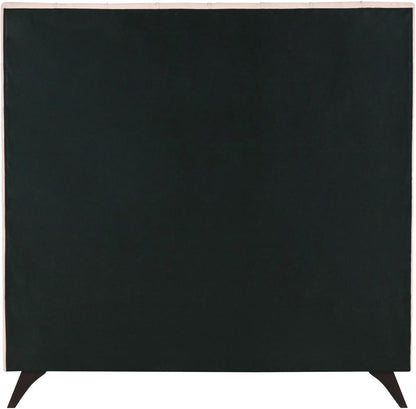 Meridian Furniture - Elly Pink Velvet Queen Bed - EllyPink-Q veiw 6