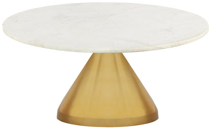 Meridian Furniture - Emery White Marble Coffee Table - 285-CT veiw 3