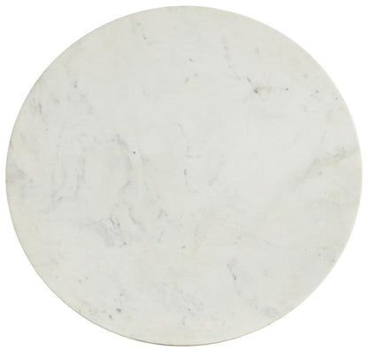 Meridian Furniture - Emery White Marble End Table - 285-ET veiw 4