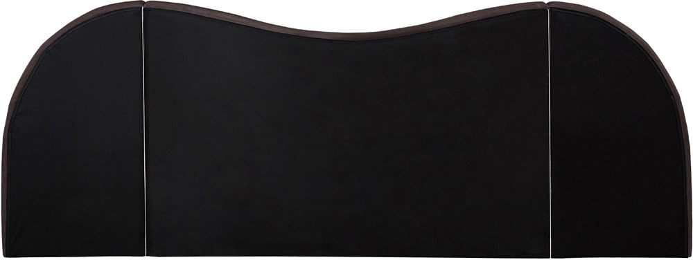 Meridian Furniture - Everest Brown Linen Textured Fabric King Bed - B1247Brown-K veiw 6