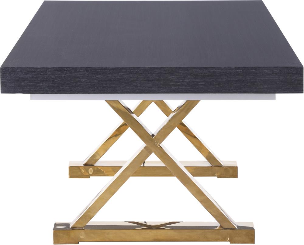 Meridian Furniture - Excel Grey Oak Veneer Lacquer Extendable Dining Table - 995-T veiw 6
