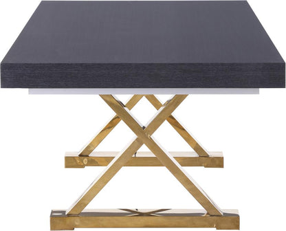 Meridian Furniture - Excel Grey Oak Veneer Lacquer Extendable Dining Table - 995-T veiw 6
