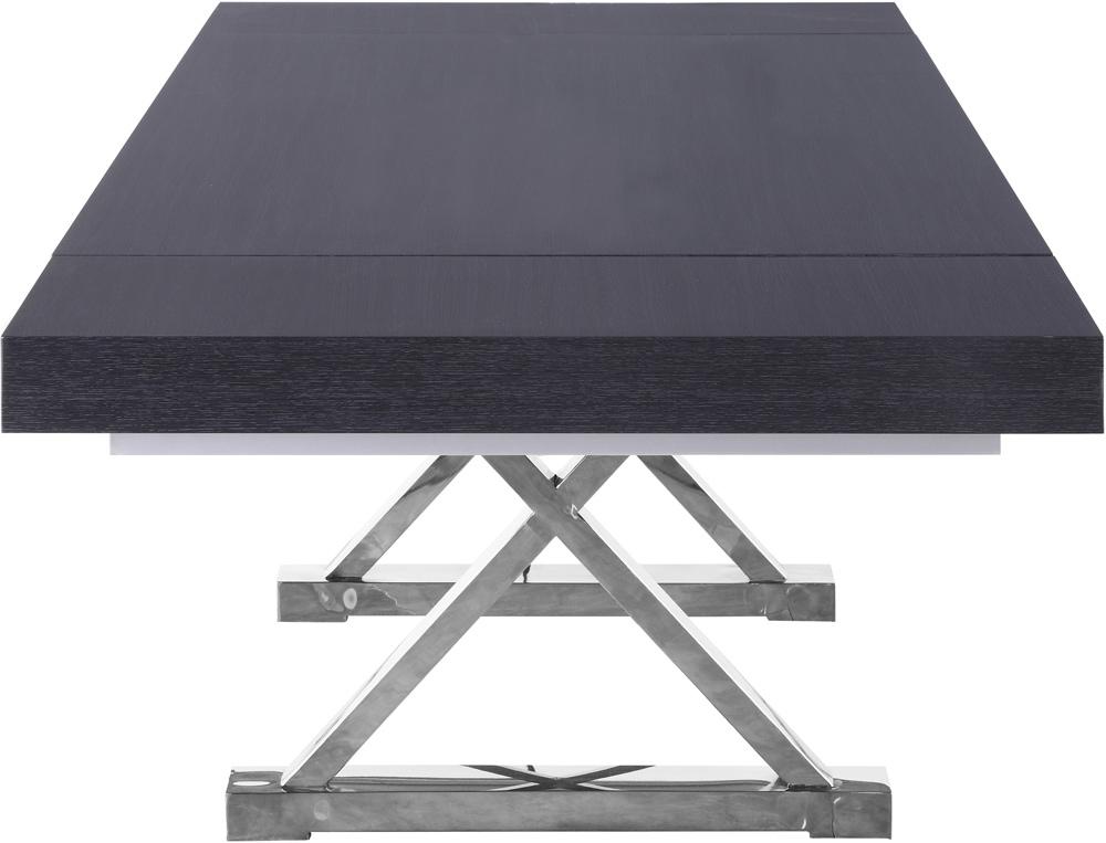 Meridian Furniture - Excel Grey Oak Veneer Lacquer Extendable Dining Table - 998-T veiw 5