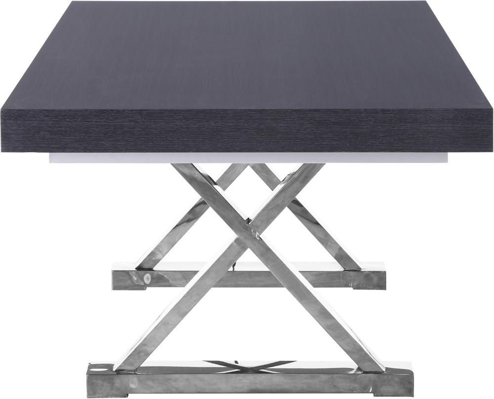 Meridian Furniture - Excel Grey Oak Veneer Lacquer Extendable Dining Table - 998-T veiw 6
