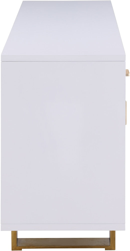 Meridian Furniture - Excel White Lacquer Sideboard/Buffet - 355 veiw 4