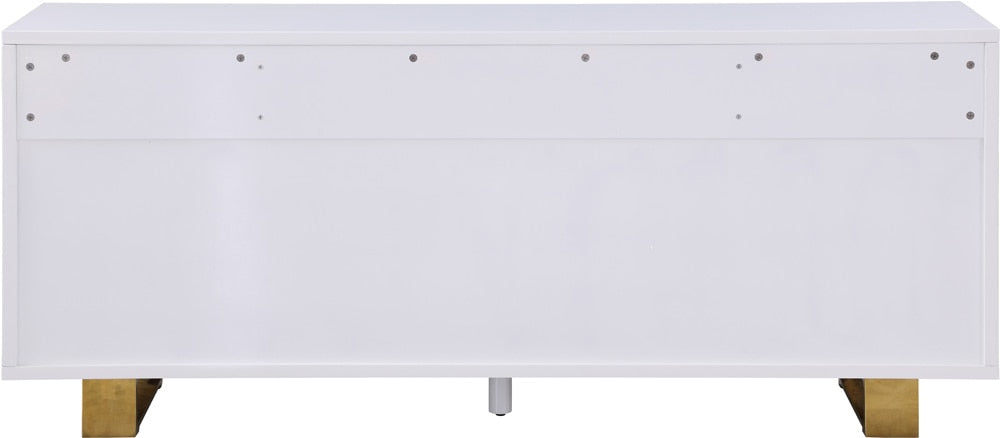 Meridian Furniture - Excel White Lacquer Sideboard/Buffet - 355 veiw 5