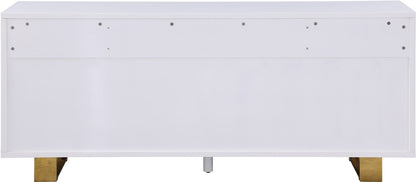 Meridian Furniture - Excel White Lacquer Sideboard/Buffet - 355 veiw 5