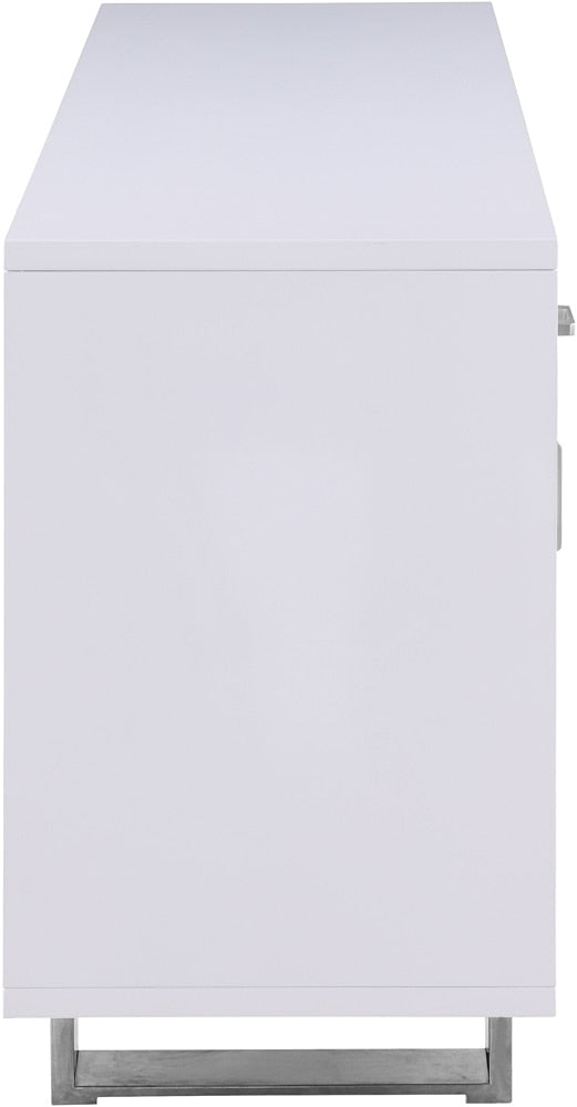Meridian Furniture - Excel White Lacquer Sideboard/Buffet - 358 veiw 4