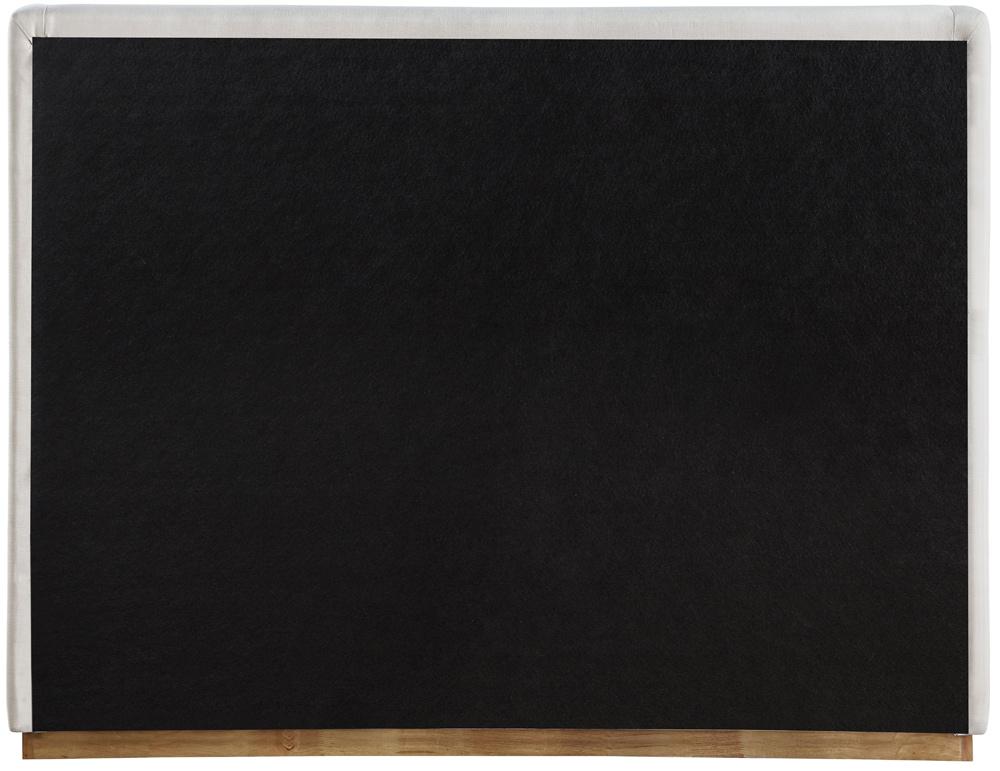 Meridian Furniture - Flynn Cream Linen Textured Fabric Full Bed - FlynnCream-F veiw 5