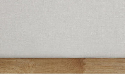 Meridian Furniture - Flynn Cream Linen Textured Fabric King Bed - FlynnCream-K veiw 7