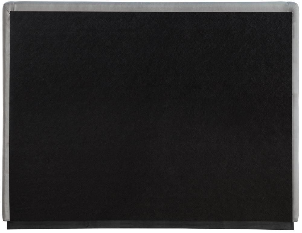 Meridian Furniture - Flynn Grey Linen Textured Fabric Queen Bed - FlynnGrey-Q veiw 5