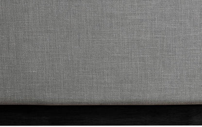 Meridian Furniture - Flynn Grey Linen Textured Fabric Twin Bed - FlynnGrey-T veiw 7