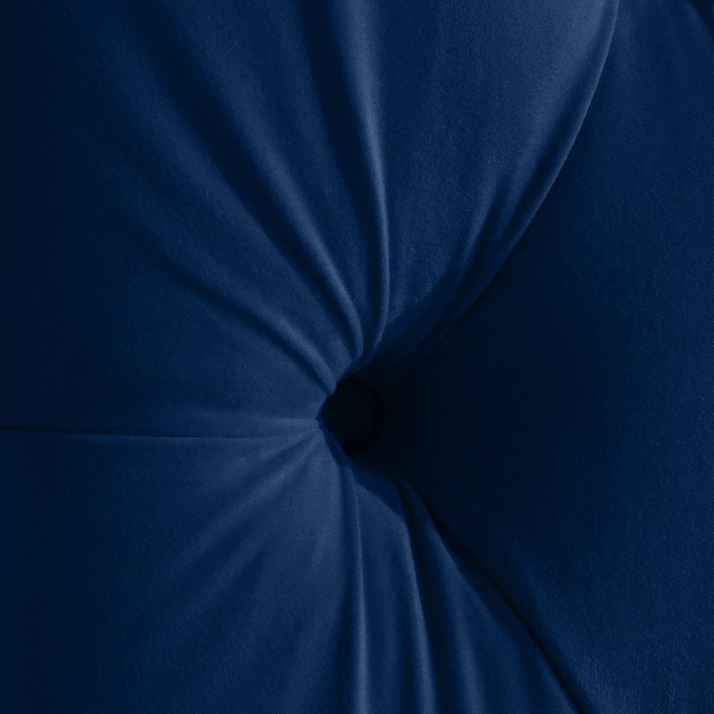 Meridian Furniture - Fritz Navy Velvet Full Bed - FritzNavy-F veiw 7