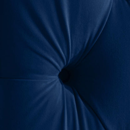 Meridian Furniture - Fritz Navy Velvet Full Bed - FritzNavy-F veiw 7