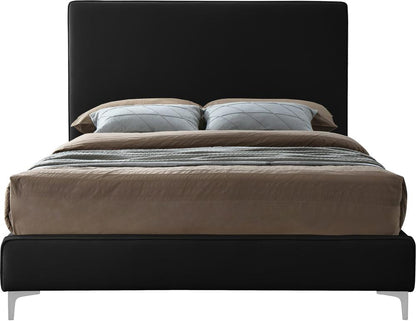 Meridian Furniture - Geri Black Velvet King Bed - GeriBlack-K veiw 6