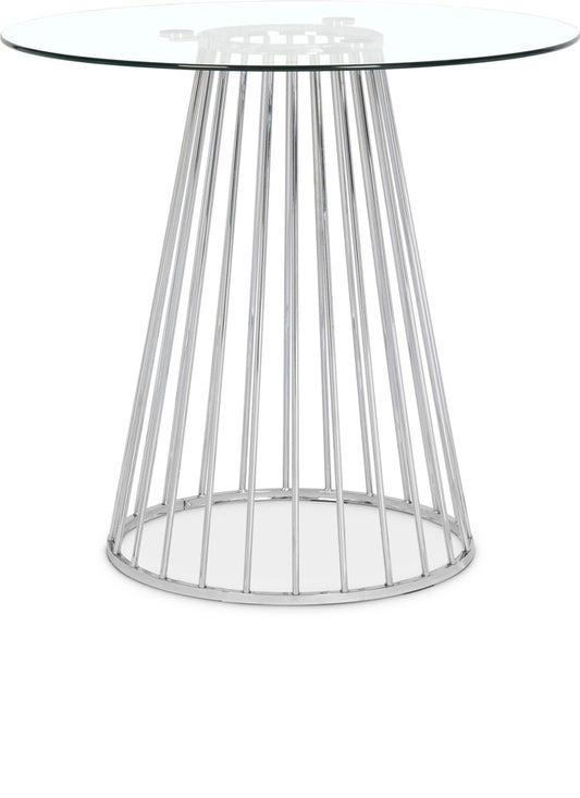 Meridian Furniture - Gio Chrome Counter Height Table - 754-T veiw 1