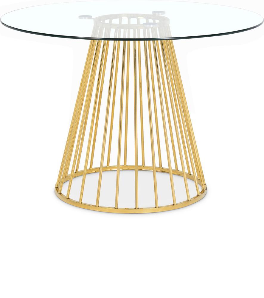 Meridian Furniture - Gio Gold Dining Table - 751-T veiw 1