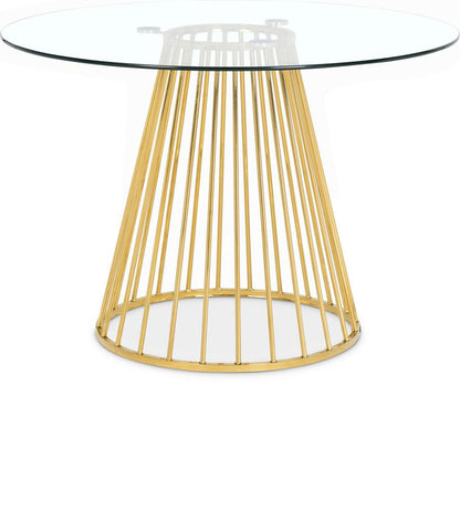 Meridian Furniture - Gio Gold Dining Table - 751-T veiw 1