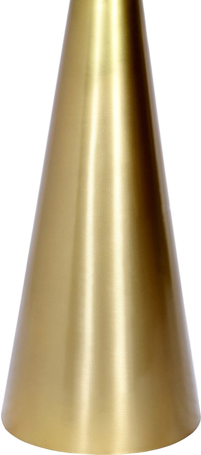 Meridian Furniture - Glassimo Brushed Gold End Table - 298-ET veiw 4