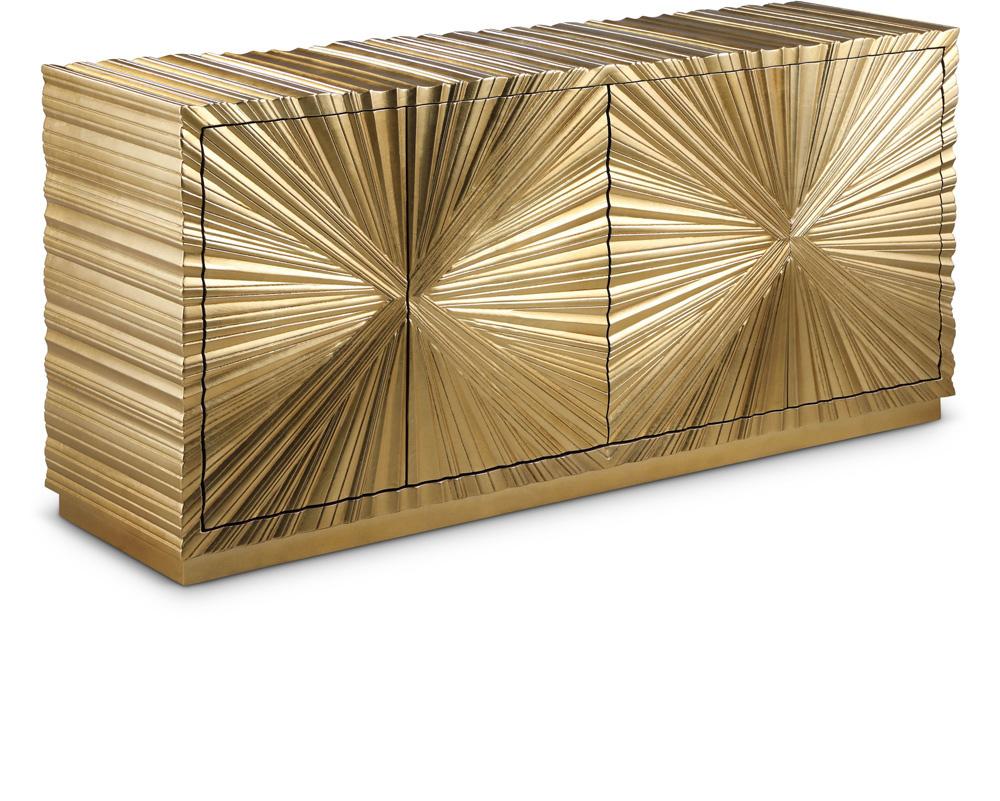 Meridian Furniture - Golda Gold Leaf Sideboard/Buffet - 324 veiw 1