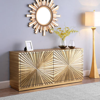 Meridian Furniture - Golda Gold Leaf Sideboard/Buffet - 324 veiw 2
