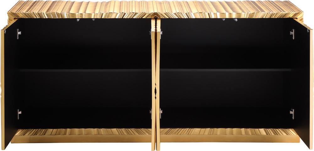 Meridian Furniture - Golda Gold Leaf Sideboard/Buffet - 324 veiw 3