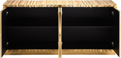 Meridian Furniture - Golda Gold Leaf Sideboard/Buffet - 324 veiw 3